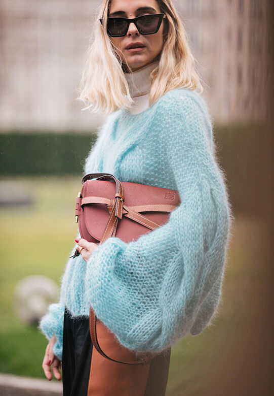 Loewe bag street style top